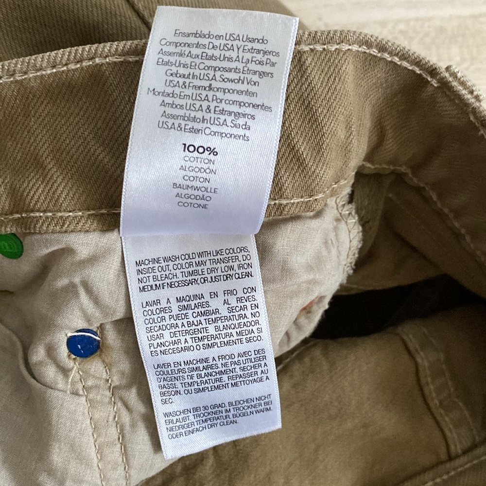 Mother Snacks High Waisted Double Stack Ankle Straight Leg Jeans Army Green 25 - Picture 13 of 14
